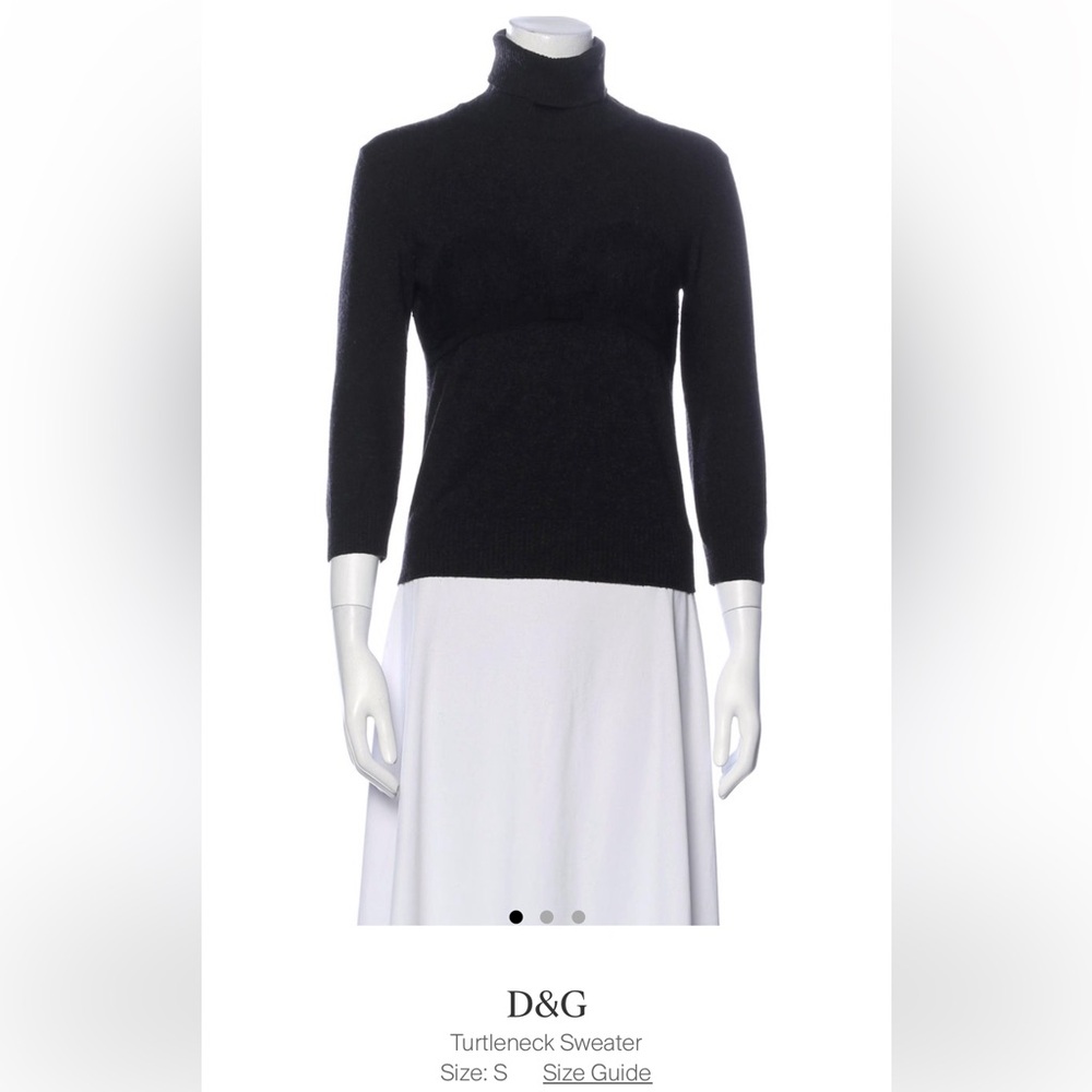 D&G Black Turtleneck